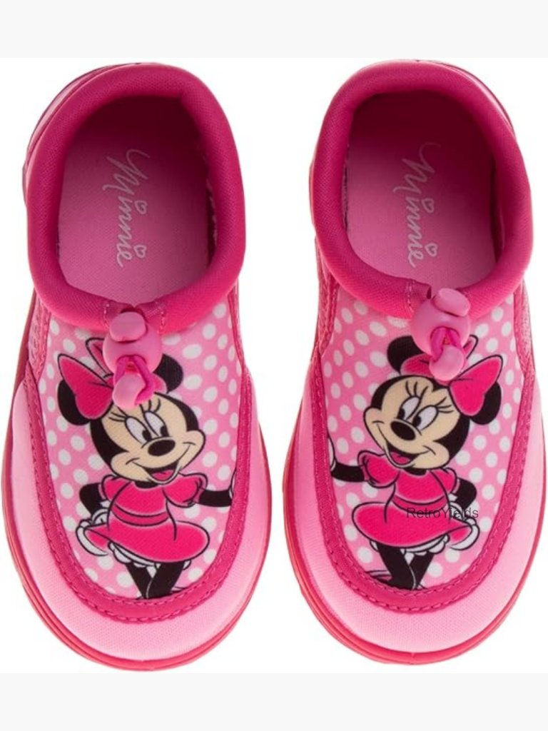 Disney Minnie Mouse Water Shoes Toddler Little Kid Slip-On Beach Pool Aqua Socks